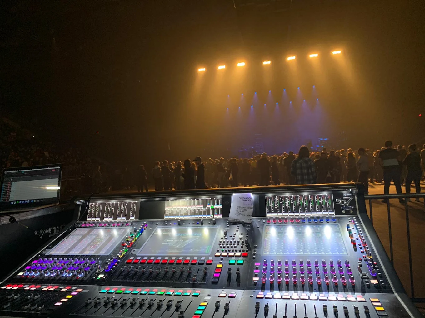 DiGiCo SD7 at front of house